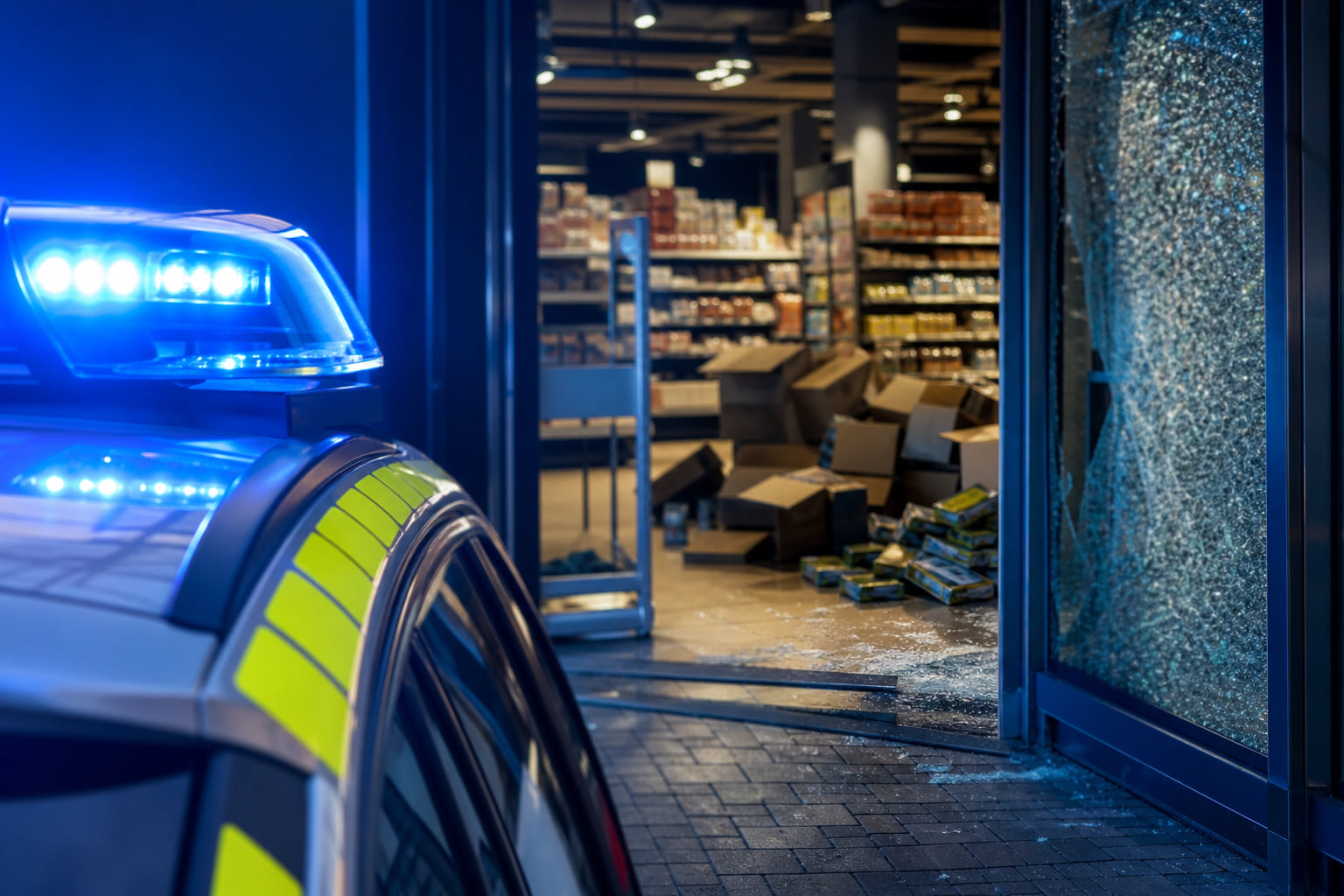 Einbruch in Frankenthal: Unbekannte erbeuten Tabakwaren aus Supermarkt