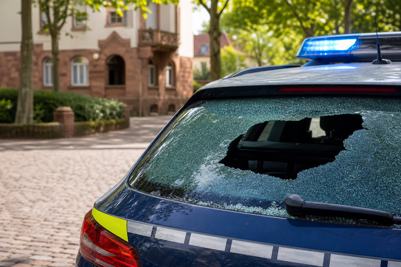 Heckscheibe eingeschlagen: Polizei sucht Zeugen nach Sachbeschädigung in Ludwigshafen-Gartenstadt