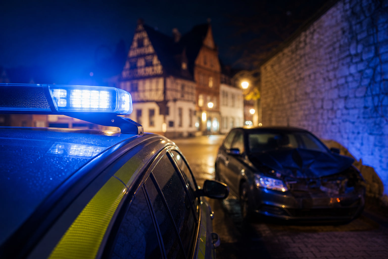 Berauschter Unfallverursacher leistet Widerstand in Grünstadt