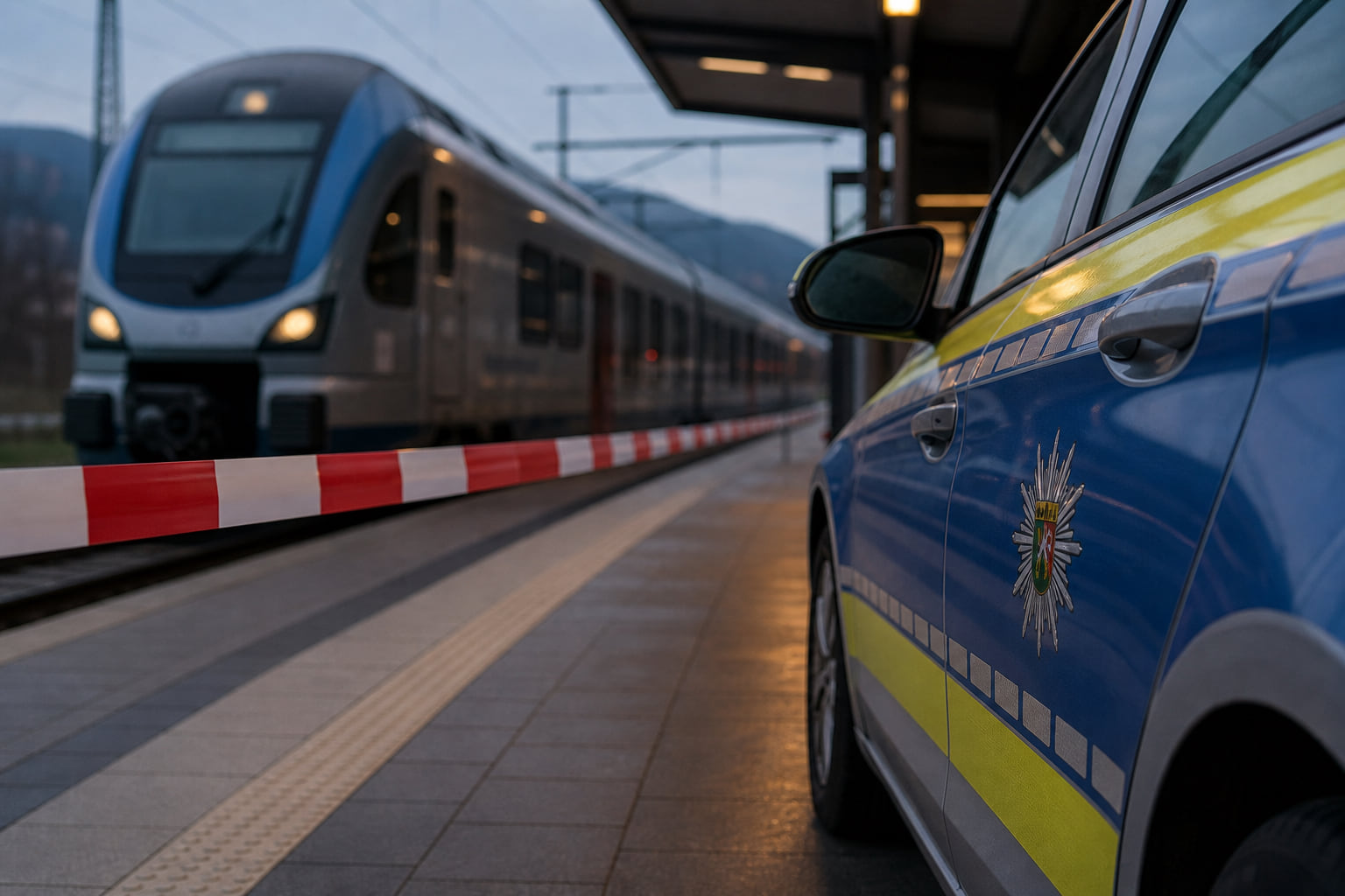 Tödlicher Bahnunfall am Bahnhof Neustadt-Böbig: Mann stirbt nach Zugunglück