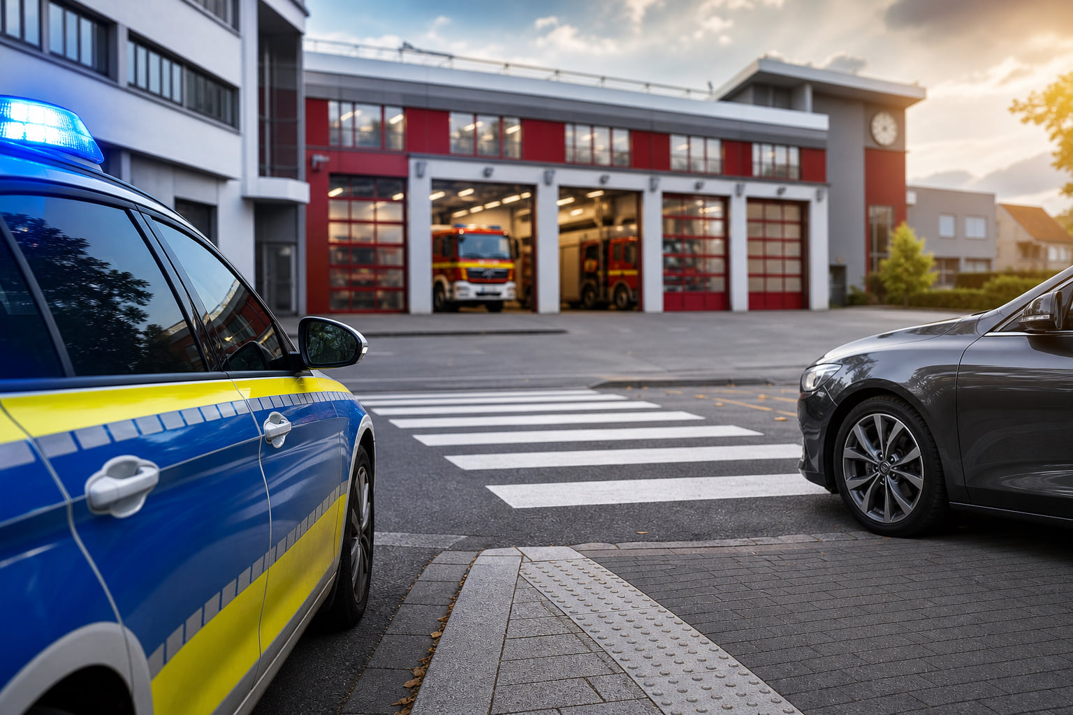 Verkehrsunfall in Ludwigshafen: Fußgängerin an der Feuerwache leicht verletzt