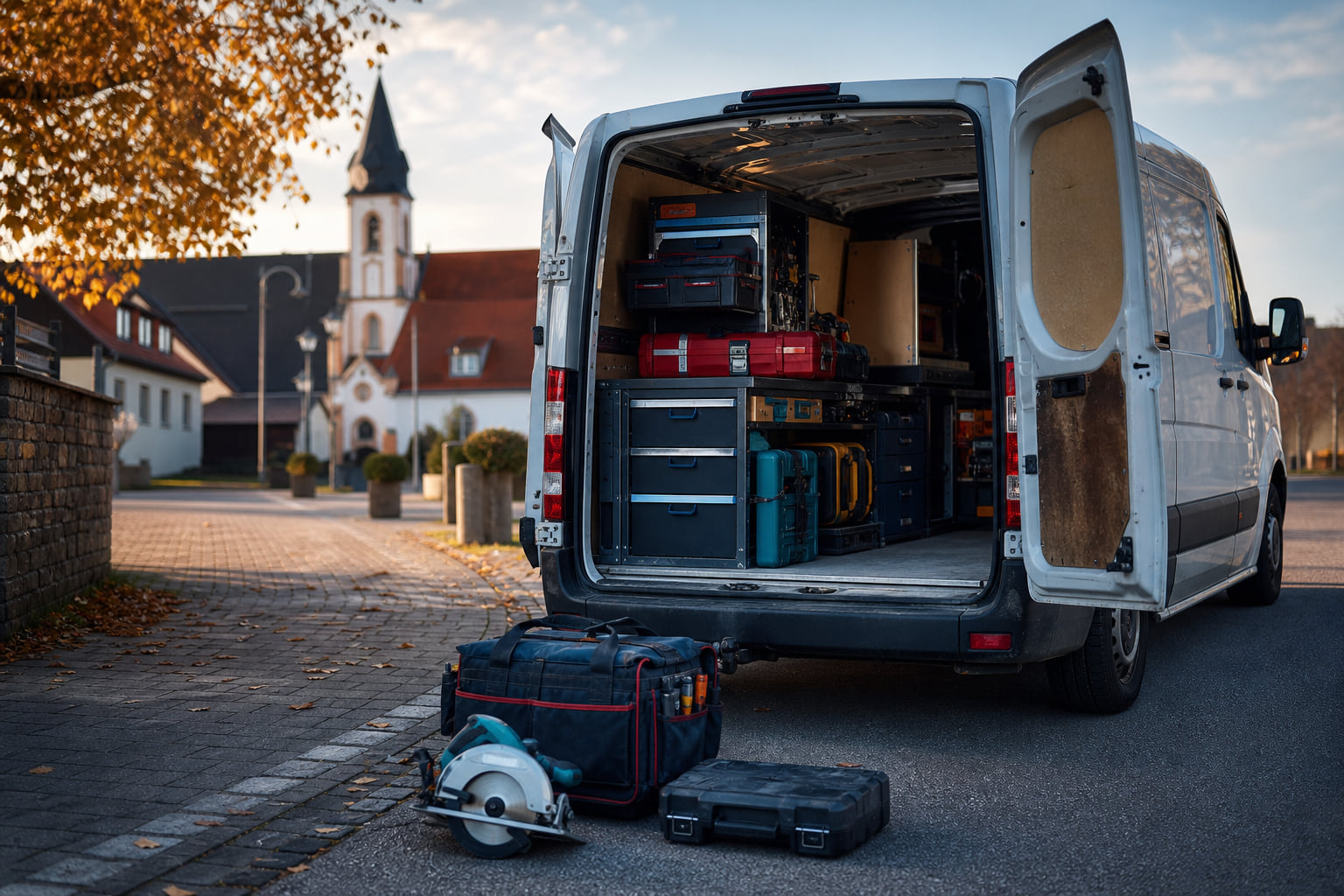 Mutterstadt: Passant verhindert Werkzeugdiebstahl aus geparktem Transporter