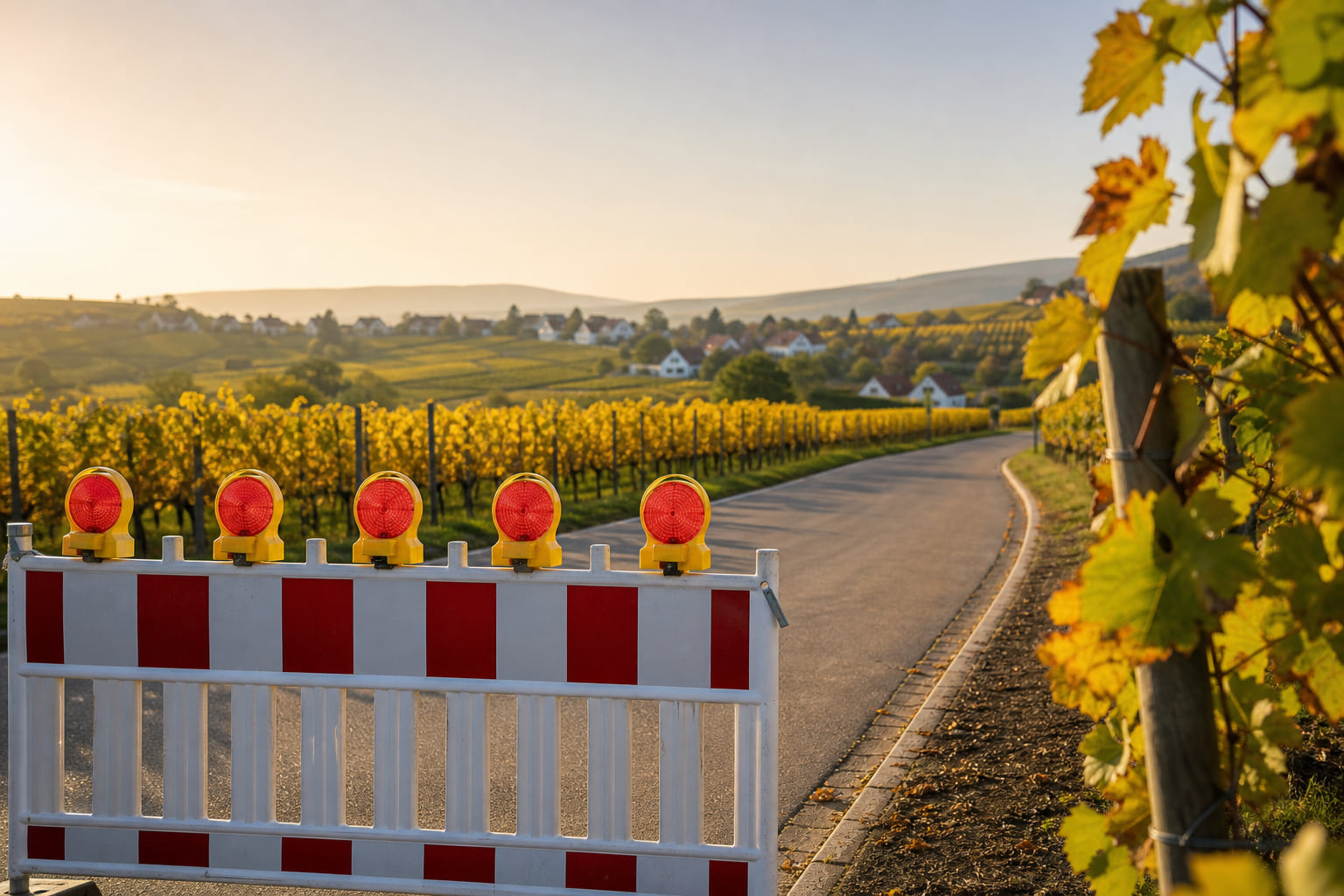 Weinstraße in Ungstein am 29. Oktober kurzzeitig gesperrt