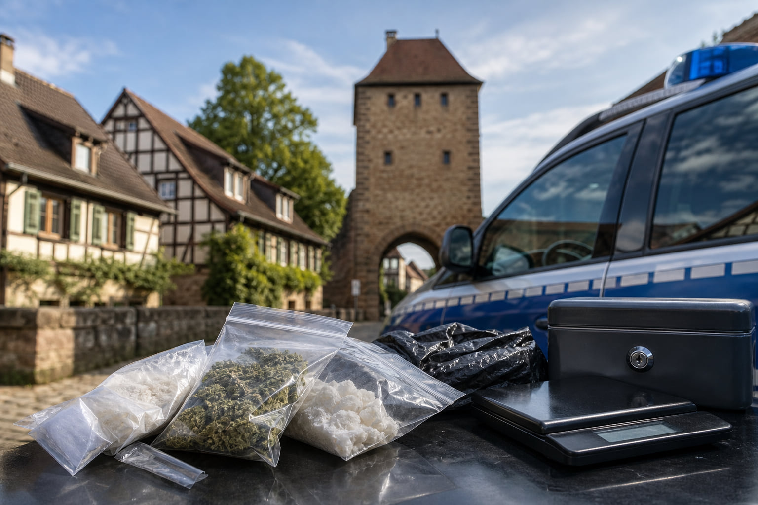 Drogenfund in der Südpfalz: Mann nach Hausdurchsuchung in Untersuchungshaft