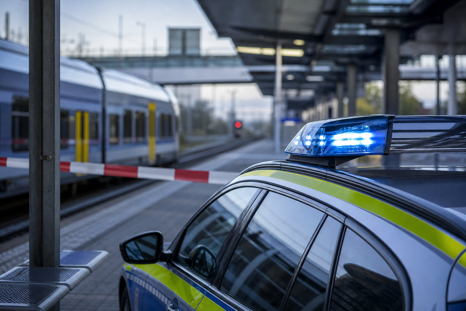 Bedrohung mit Messer am Bahnhof Speyer Nord-West: Polizei sucht Zeugen