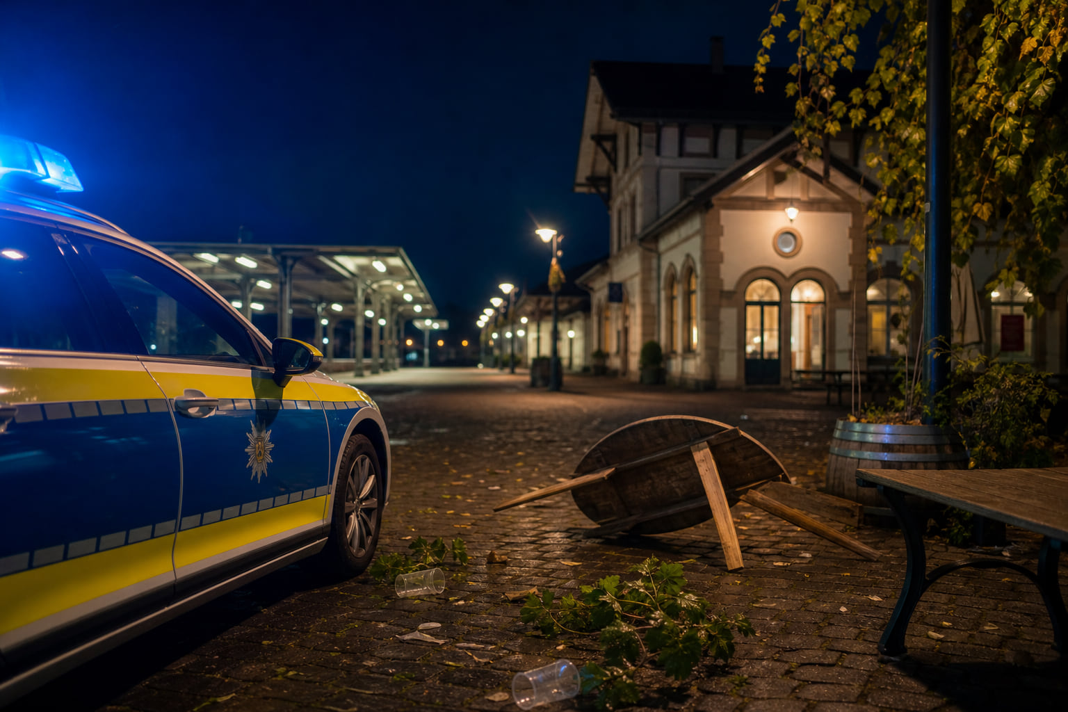 Schlägerei nach Weinlesefest: Mann in Neustadt schwer verletzt